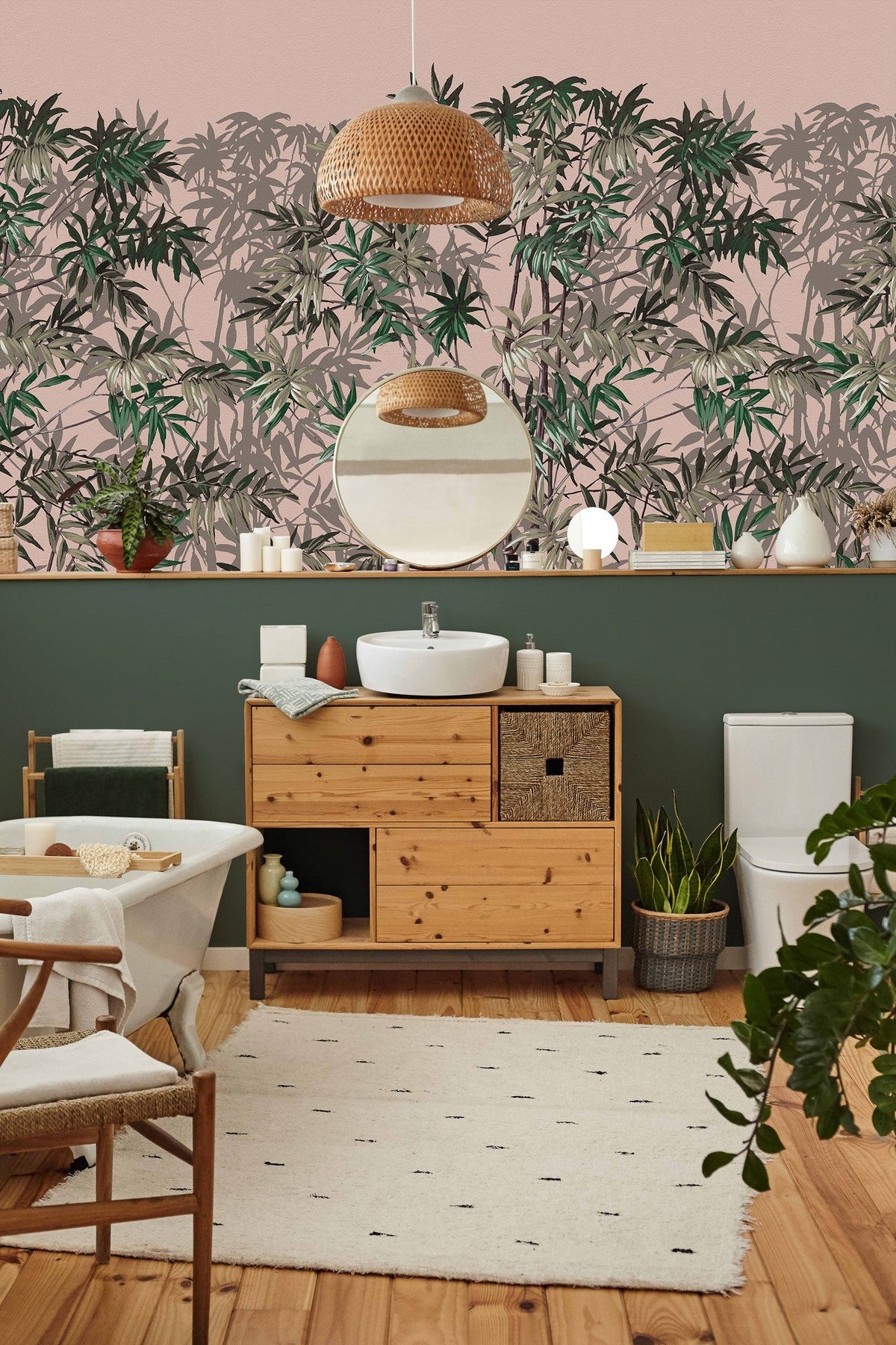 A00302 Mythical Rose Mural by Coordonné (400x280cm)