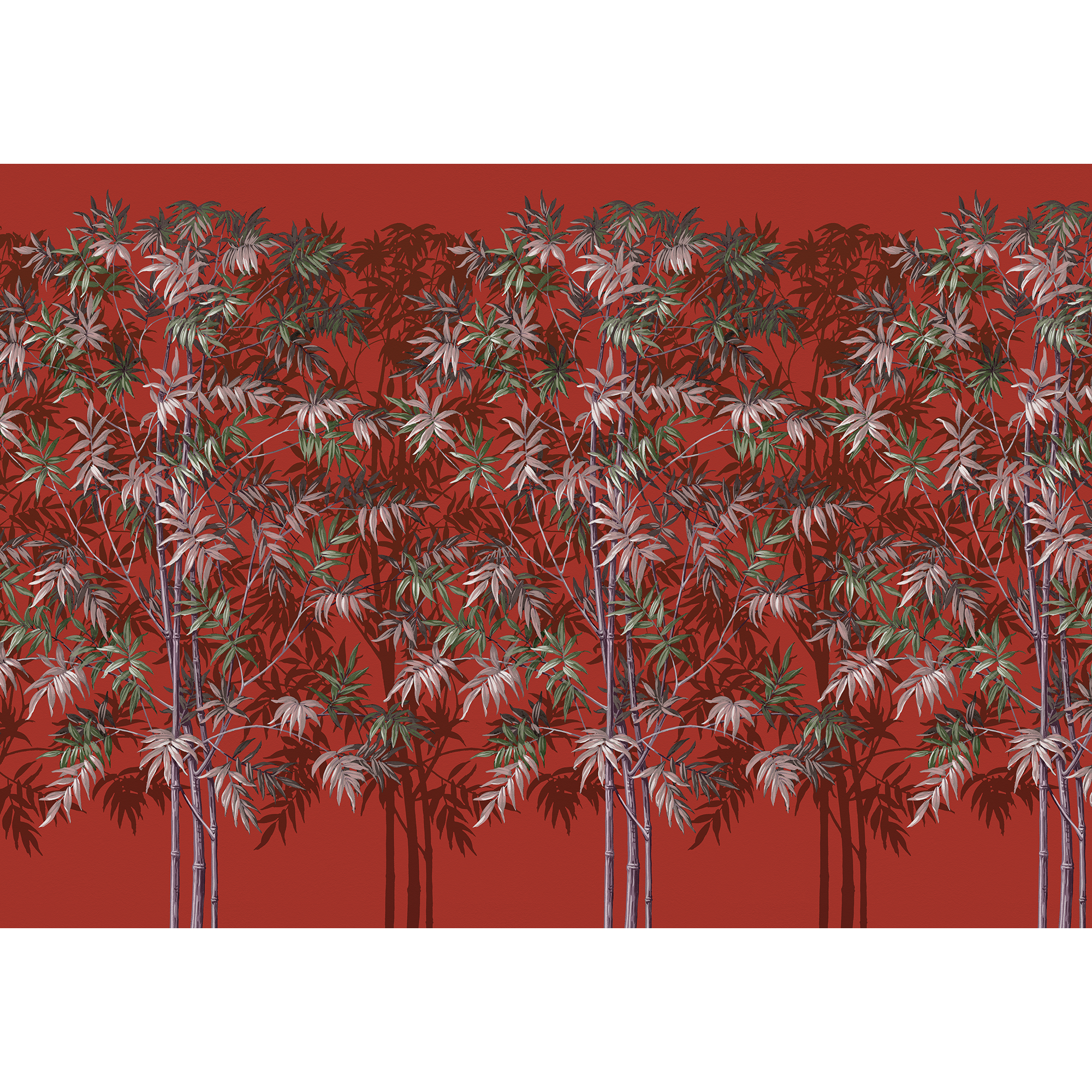 Mythical Coral Random Chinoiseries II Mural by Coordonné (400x280cm)