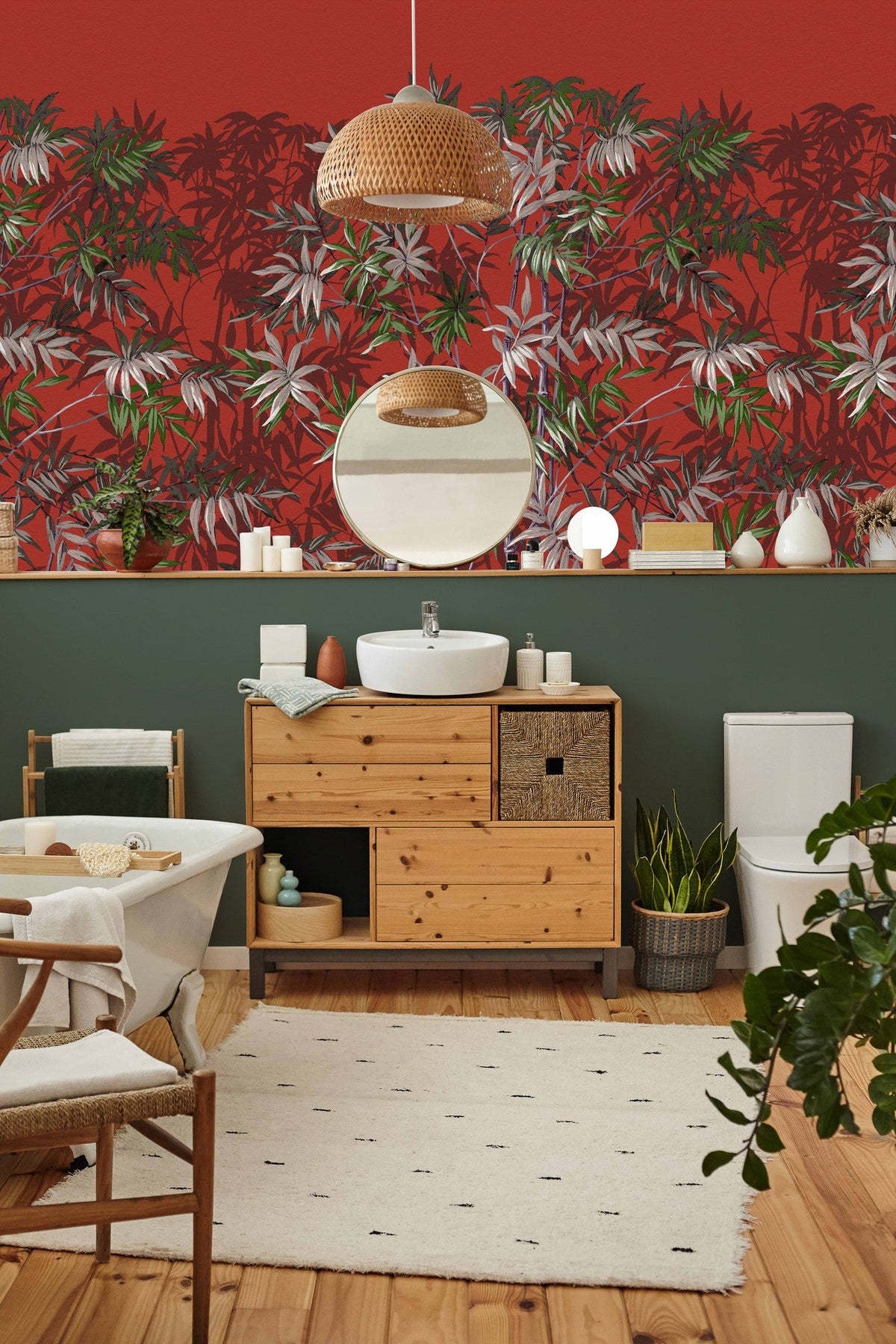 A00303 Mythical Coral Mural by Coordonné (400x280cm)