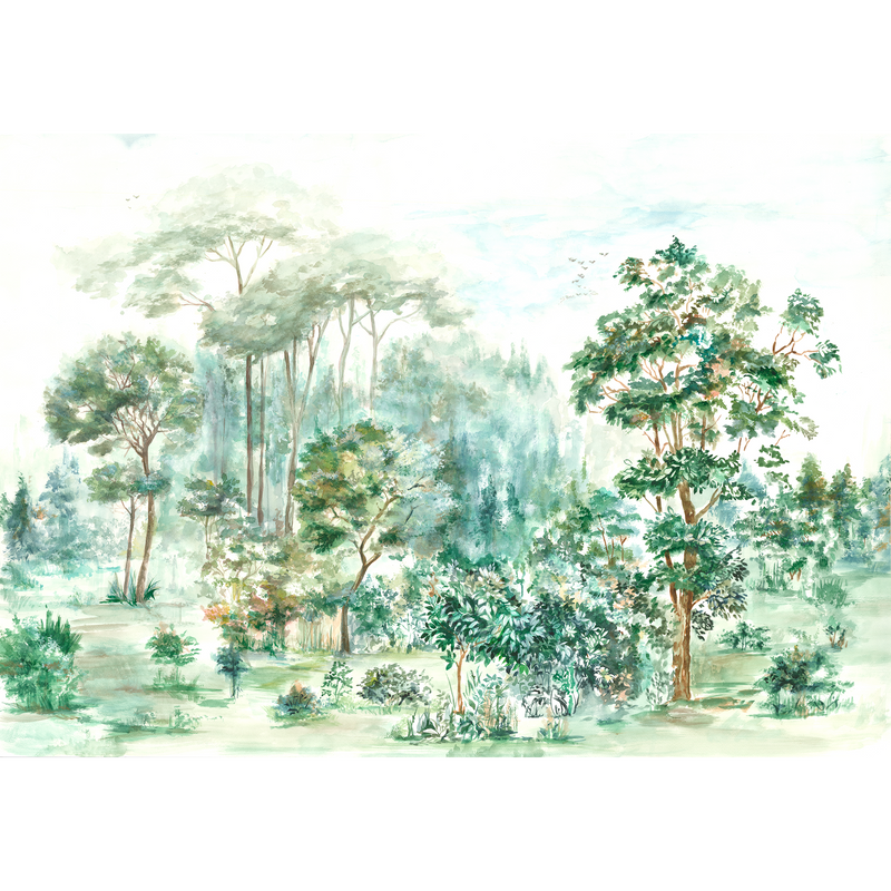 Ovidio Spring Random Chinoiseries II Mural by Coordonné (400x280cm)