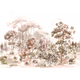 Ovidio Autum Random Chinoiseries II Mural by Coordonné (400x280cm)