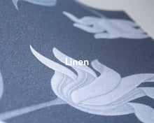 A00308 Daffodils Galaxy, Azul Oscuro Linen Aracne Mural by Coordonné