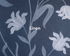 A00308 Daffodils Galaxy, Azul Oscuro Linen Aracne Mural by Coordonné