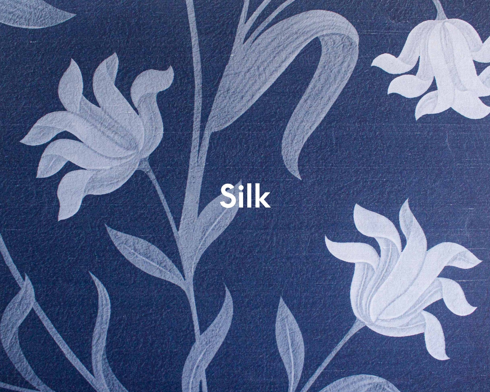 A00308 Daffodils Galaxy, Azul Oscuro Linen Aracne Mural by Coordonné