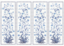 A00309 Daffodils Swan, Blanco Linen Aracne Mural by Coordonné