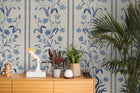 A00309 Daffodils Swan, Blanco Linen Aracne Mural by Coordonné