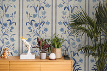 A00309 Daffodils Swan, Blanco Linen Aracne Mural by Coordonné