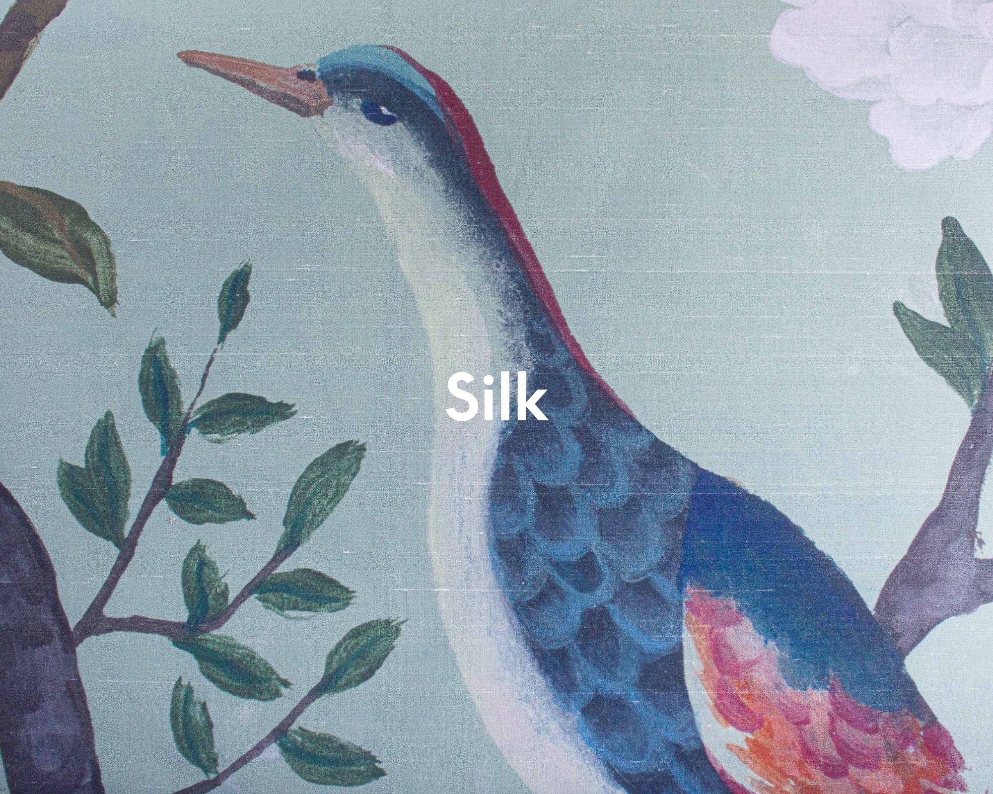 A00310 Edo Aqua Linen Aracne Mural by Coordonné