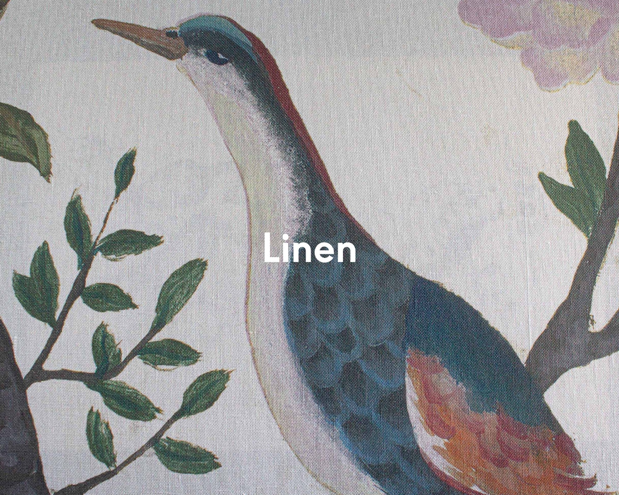 A00311 Edo Swan Linen Aracne Mural by Coordonné