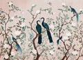 Edo Peony Linen Aracne Mural by Coordonné