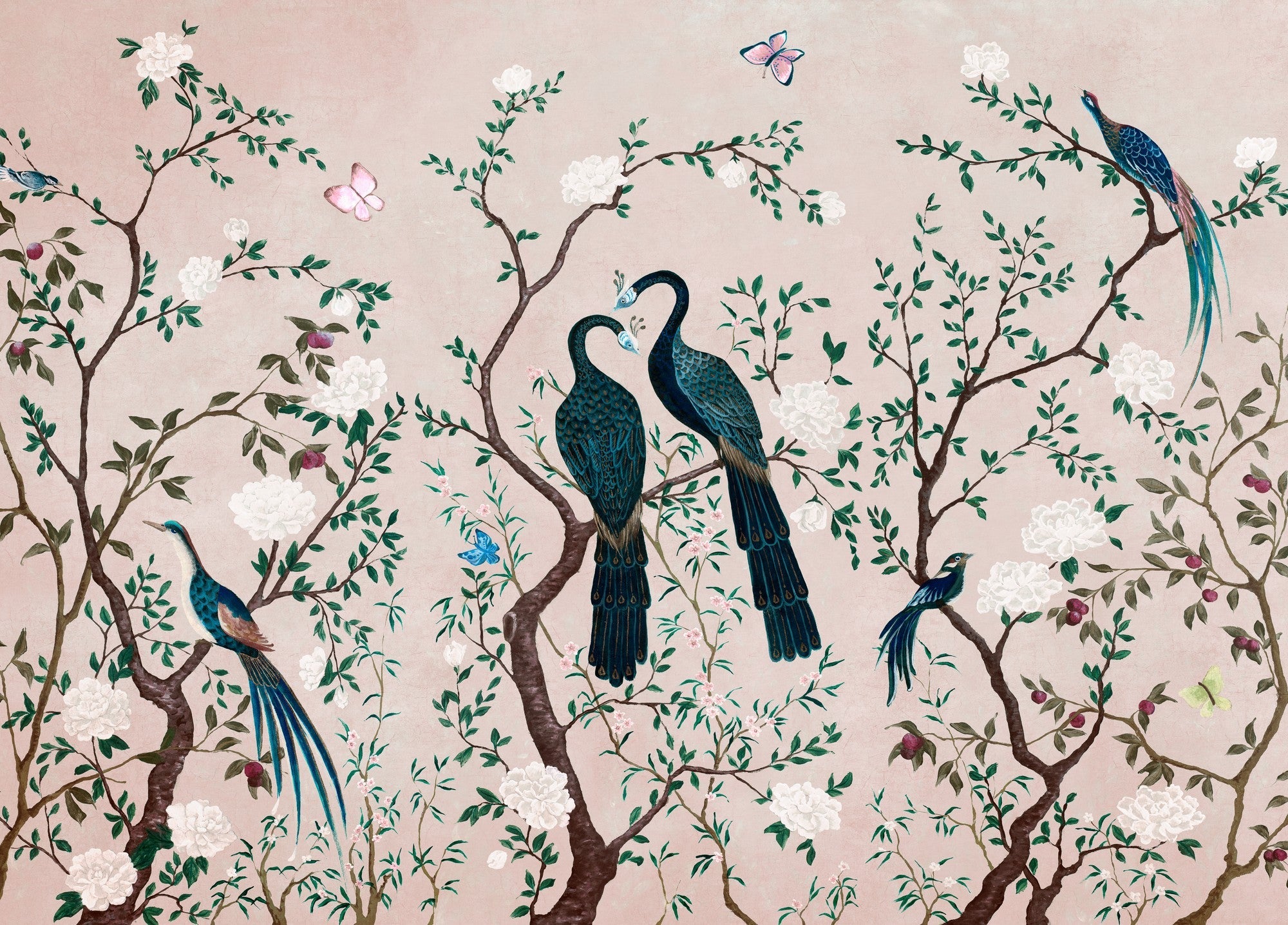 A00312 Edo Peony Linen Aracne Mural by Coordonné