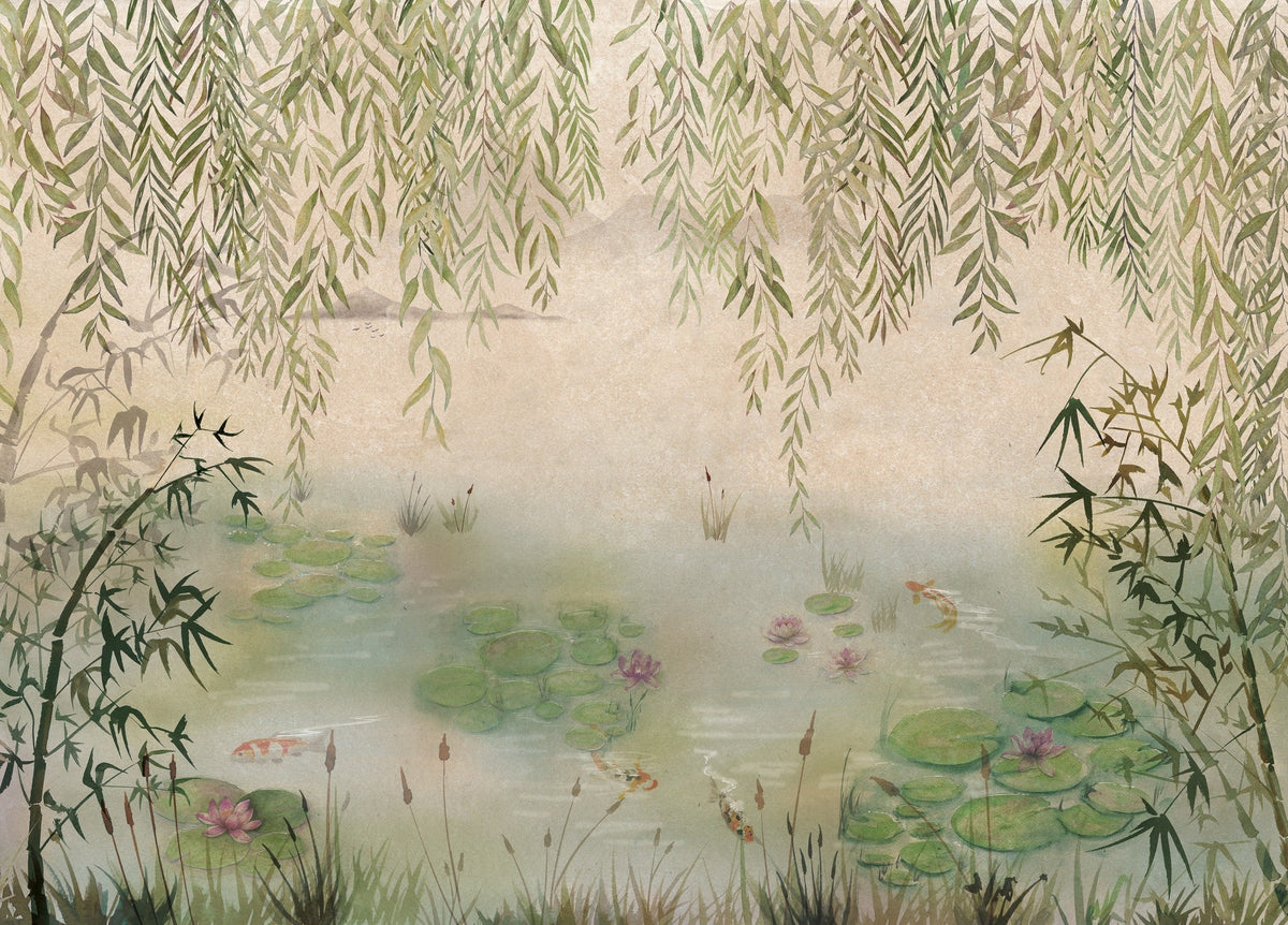 A00313 Lotus Spring Mural by Coordonné (400x280cm)