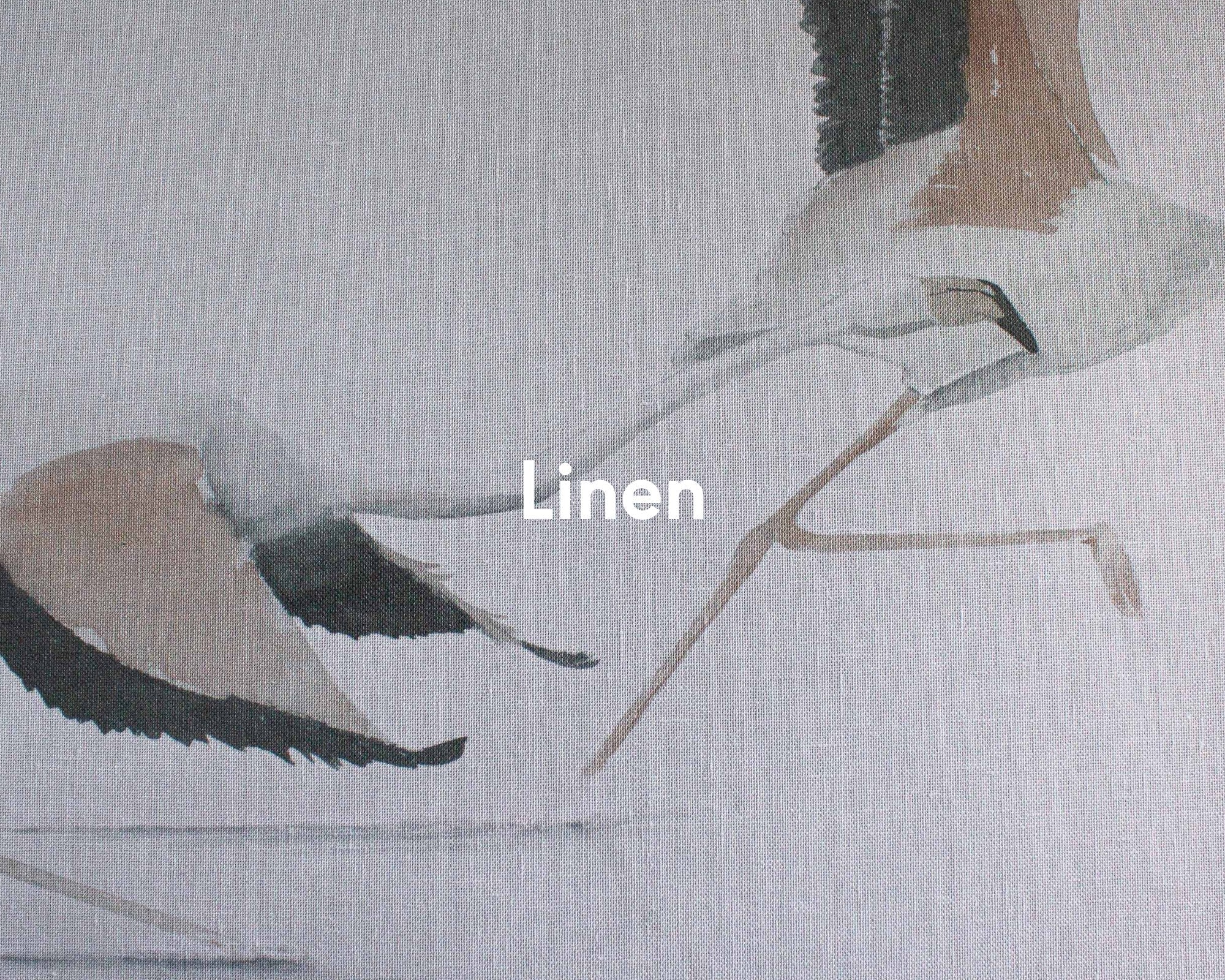 A00316 Doñana Swan Linen Aracne Mural by Coordonné