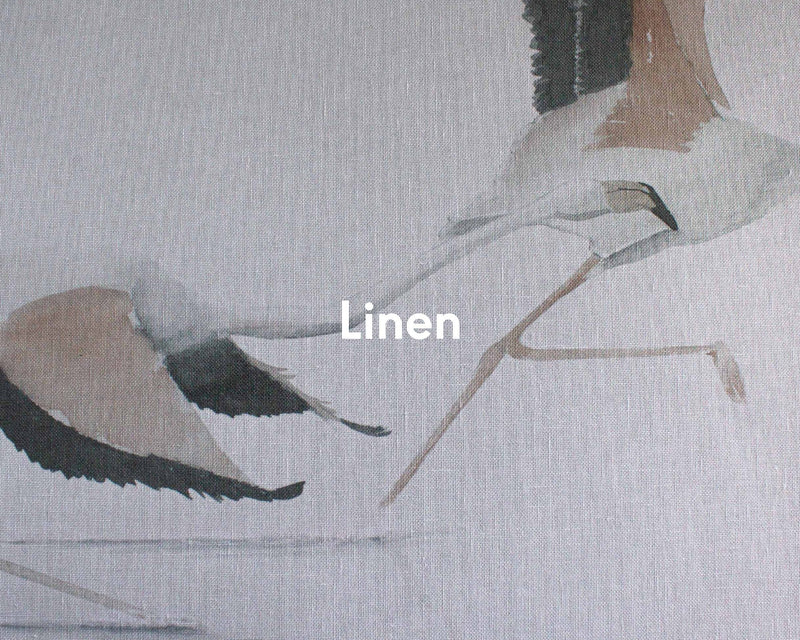 A00316 Doñana Swan Linen Aracne Mural by Coordonné