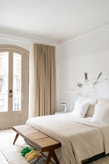 A00316 Doñana Swan Linen Aracne Mural by Coordonné
