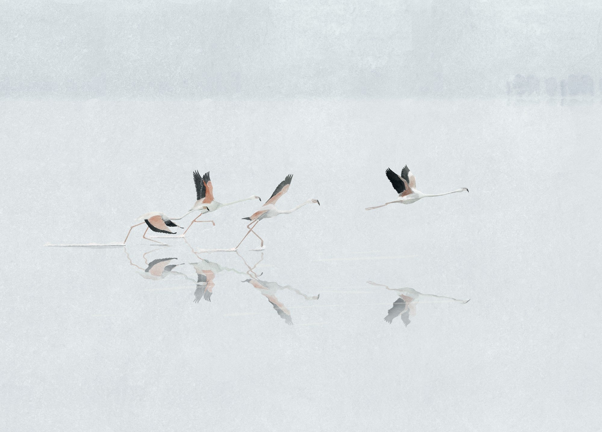 A00318 Doñana Sky Linen Aracne Mural by Coordonné