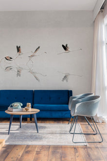 A00318 Doñana Sky Linen Aracne Mural by Coordonné
