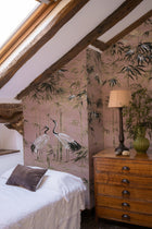 A00319 Garzas Nude,Rosa Linen Aracne Mural by Coordonné