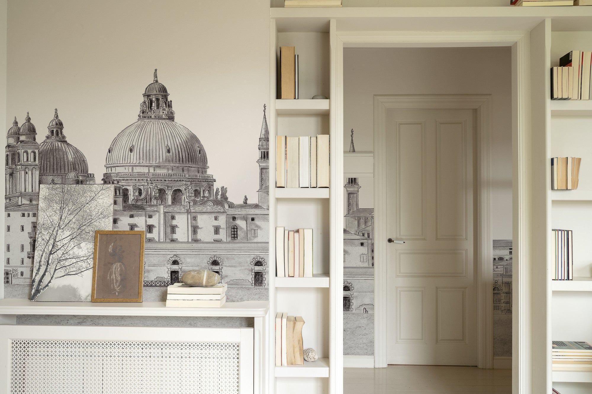 A00321 Olympus Graphite Linen Aracne Mural by Coordonné