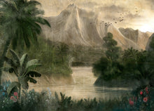 A00322 Kodo Sage Linen Aracne Mural by Coordonné