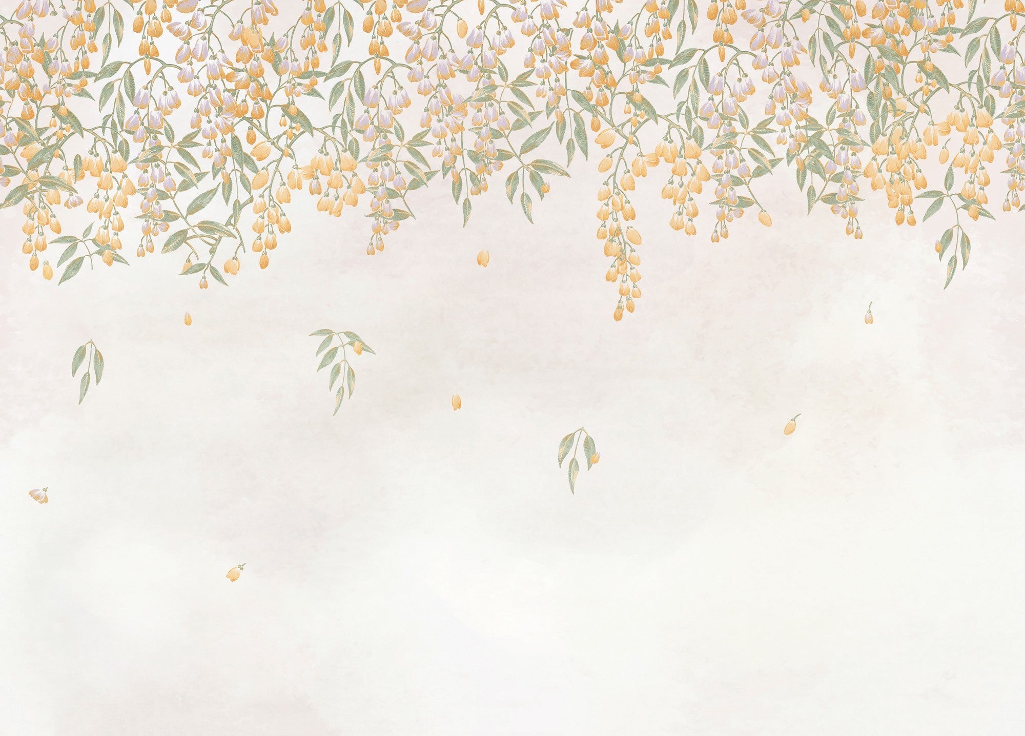 A00323 Manuela Vainilla Linen Aracne Mural by Coordonné