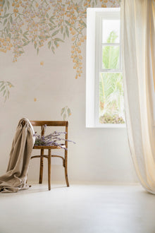 A00323 Manuela Vainilla Linen Aracne Mural by Coordonné