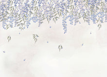 A00324 Manuela Lilac Linen Aracne Mural by Coordonné