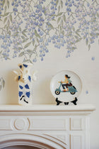 A00324 Manuela Lilac Linen Aracne Mural by Coordonné