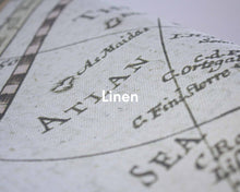 A00325 Historical Map Papyrus Linen Aracne Mural by Coordonné