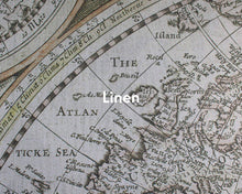 A00325 Historical Map Papyrus Linen Aracne Mural by Coordonné