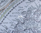 A00325 Historical Map Papyrus Linen Aracne Mural by Coordonné