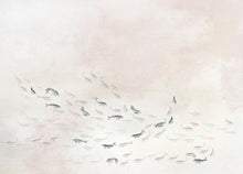 A00326 Koi Swan Linen Aracne Mural by Coordonné