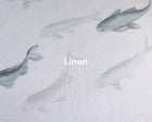 A00326 Koi Swan Linen Aracne Mural by Coordonné