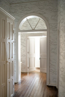 A00327 Zeus Graphite Linen Aracne Mural by Coordonné