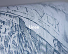 A00330 Ruins Cobalt Linen Aracne Mural by Coordonné