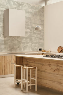 A00331 Sand Waves Silver Linen Aracne Mural by Coordonné