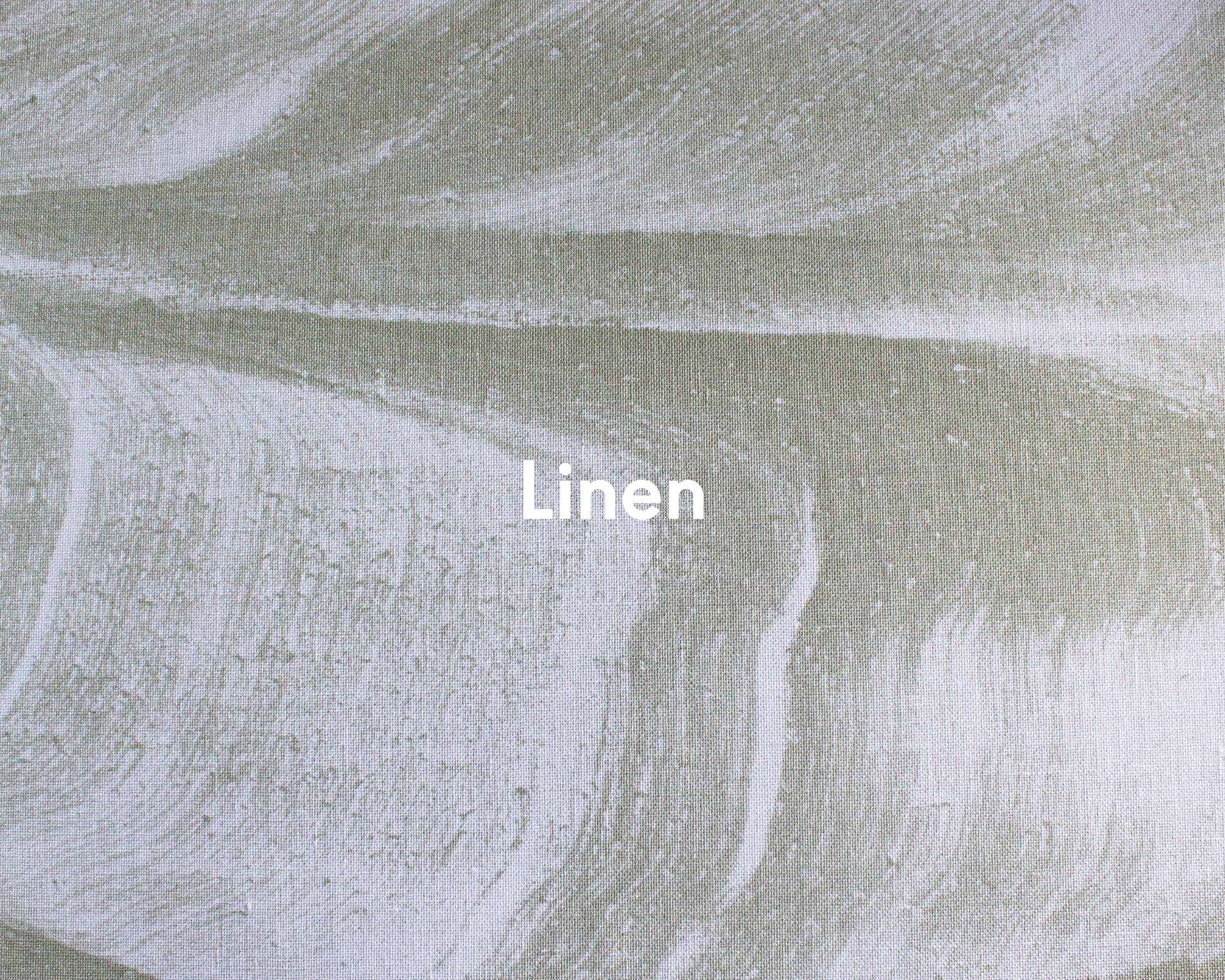 A00332 Sand Waves Swan/Gold Linen Aracne Mural by Coordonné