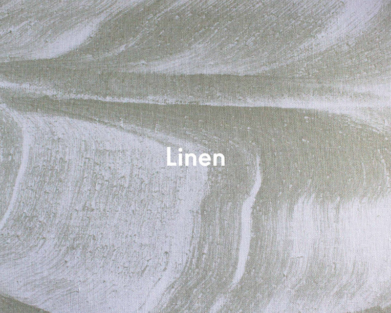 A00332 Sand Waves Swan/Gold Linen Aracne Mural by Coordonné