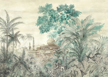 A00333 Taj Mahal Spring Linen Aracne Mural by Coordonné