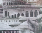 A00334 Taj Mahal Autum Linen Aracne Mural by Coordonné