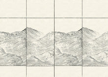 A00335 Waves Papyrus Linen Aracne Mural by Coordonné
