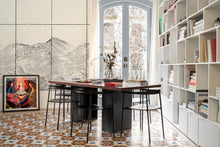 A00335 Waves Papyrus Linen Aracne Mural by Coordonné