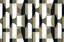 A00340 Pythagoras Khaki Linen Aracne Mural by Coordonné