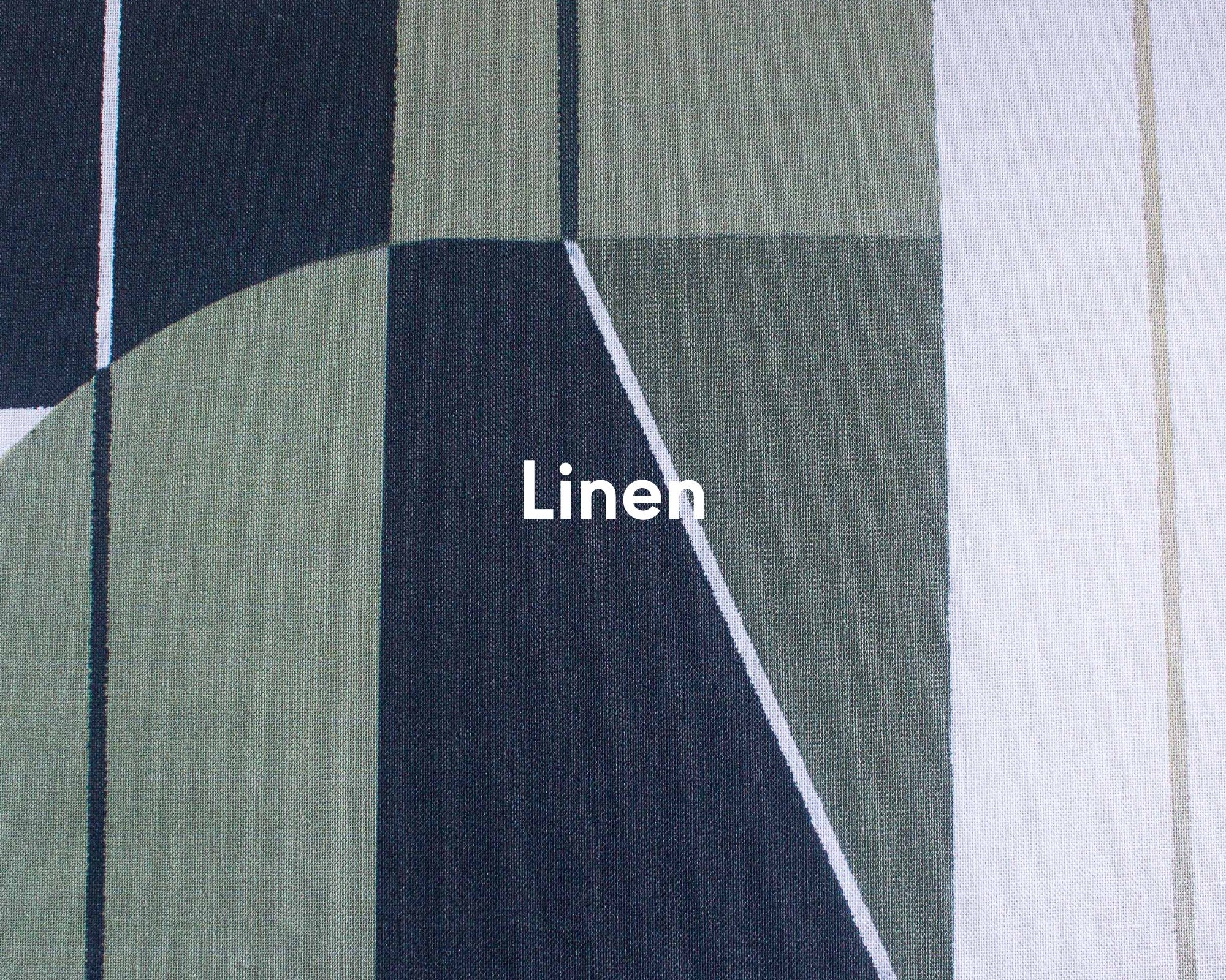 A00340 Pythagoras Khaki Linen Aracne Mural by Coordonné