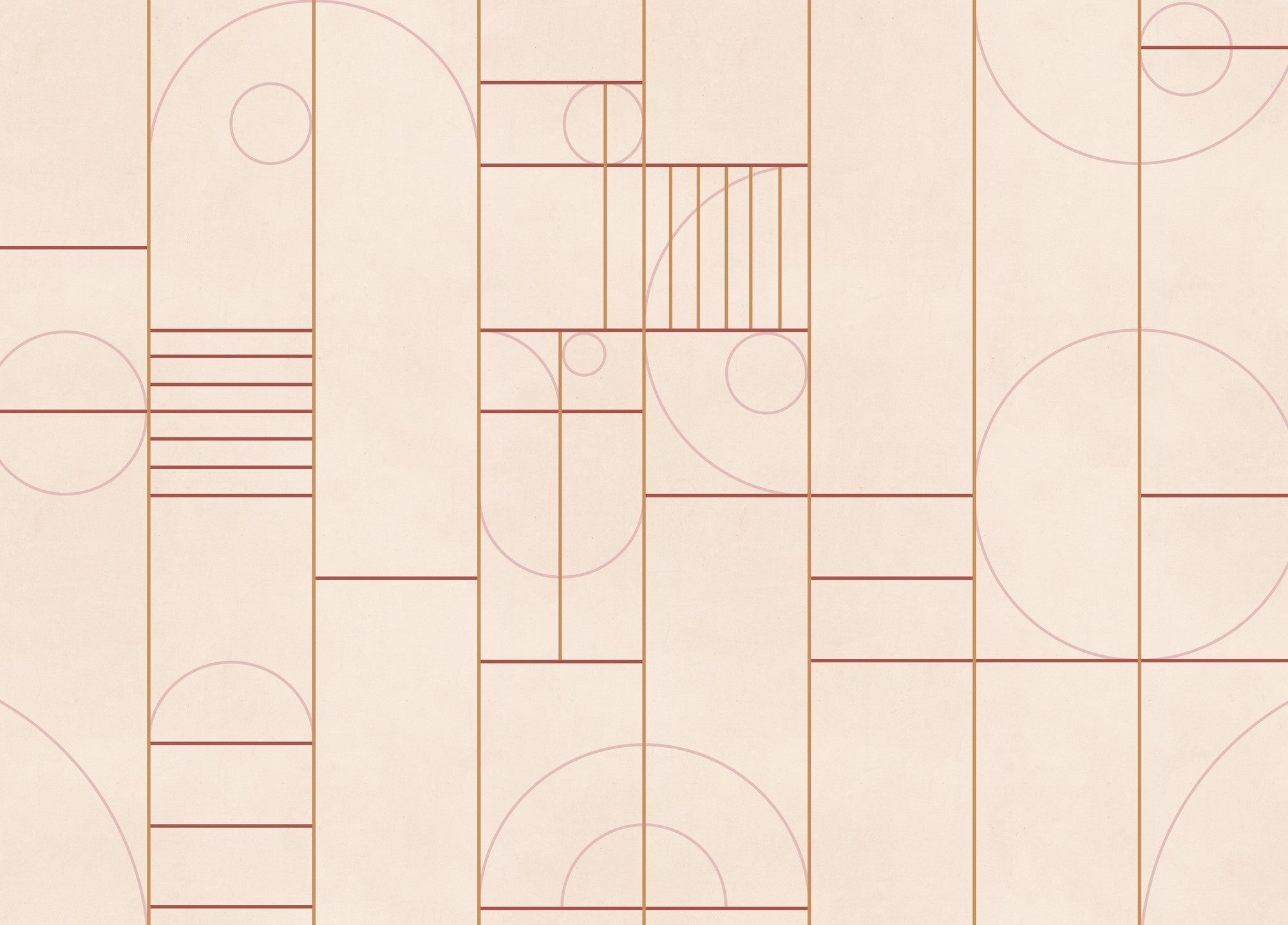A00342 Modular Peony Linen Aracne Mural by Coordonné