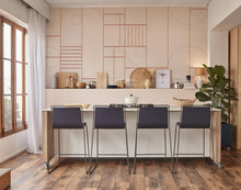 A00342 Modular Peony Linen Aracne Mural by Coordonné