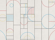 A00343 Modular Cmyk Linen Aracne Mural by Coordonné