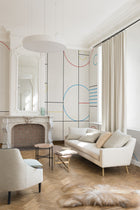 A00343 Modular Cmyk Linen Aracne Mural by Coordonné