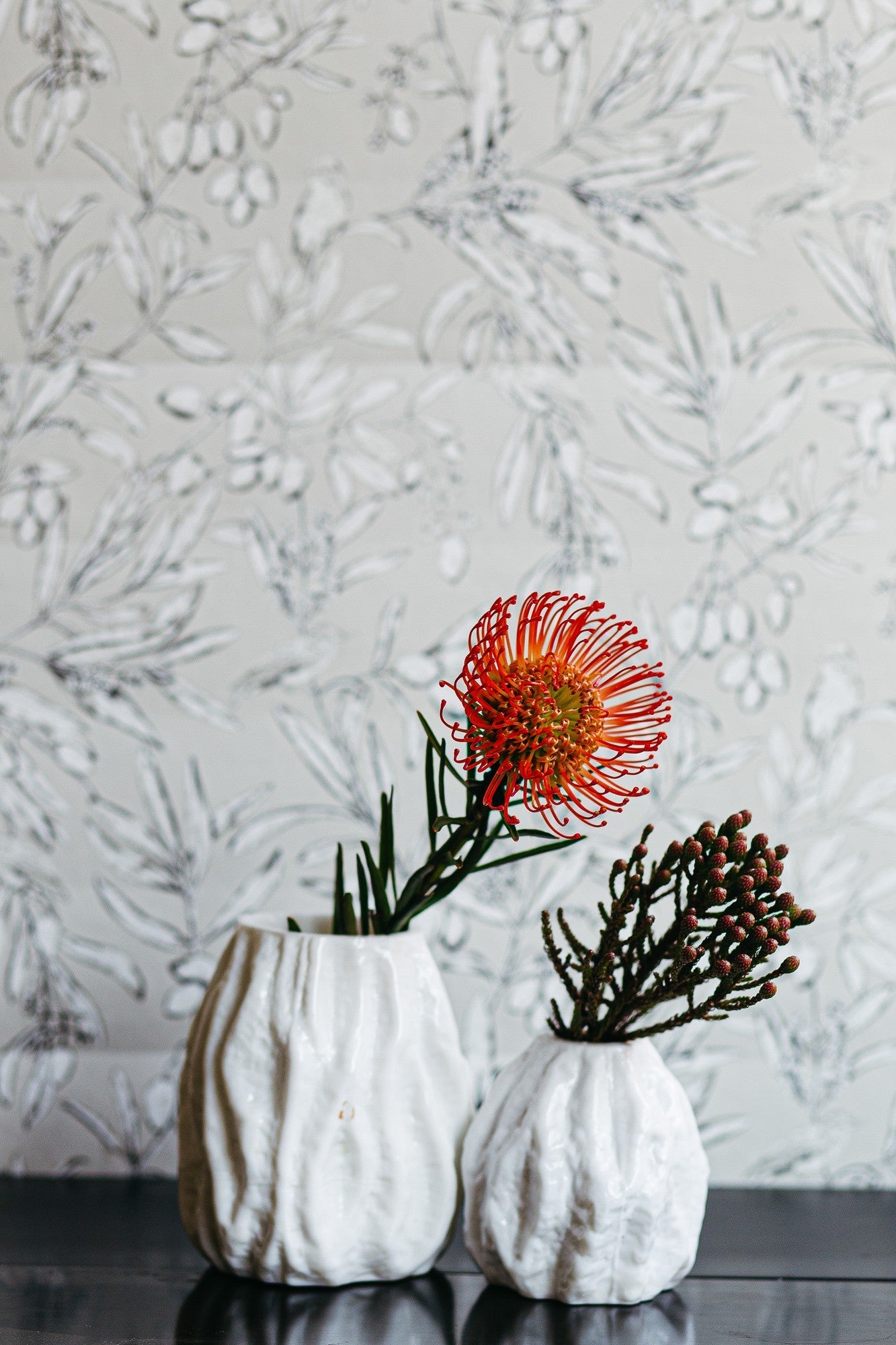 A00500 Aceituna Plata Olivar Wallpaper by Coordonné