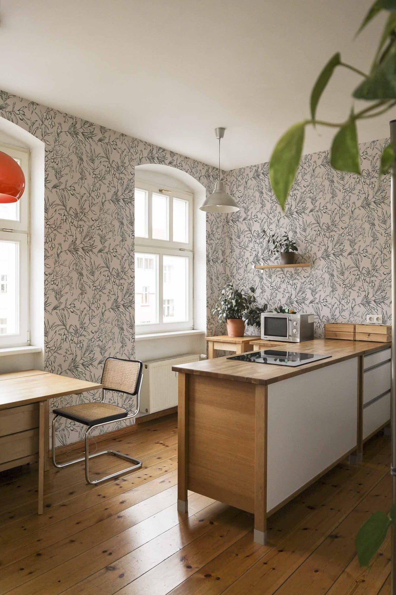A00503 Aceituna Cava Pink Olivar Wallpaper by Coordonné